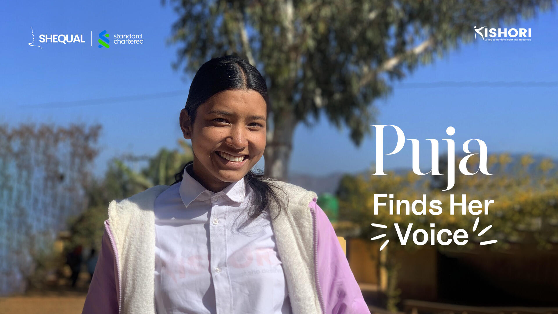 PUJA FINDS HER VOICE